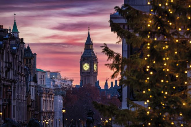 Big Ben at sunset